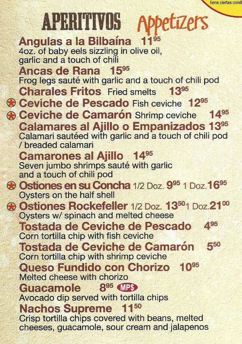 La Casa De Samuel Menu - Image 4